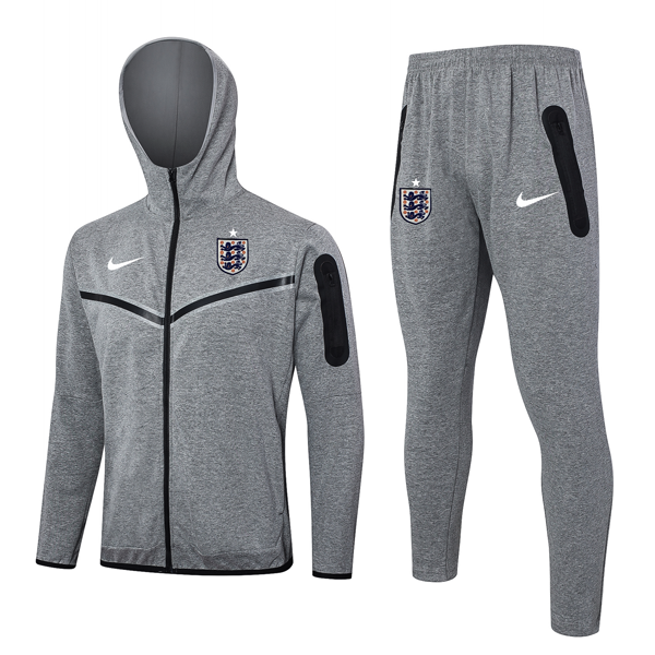 Chandal Con Capucha Inglaterra 2024/2025 Gris 3